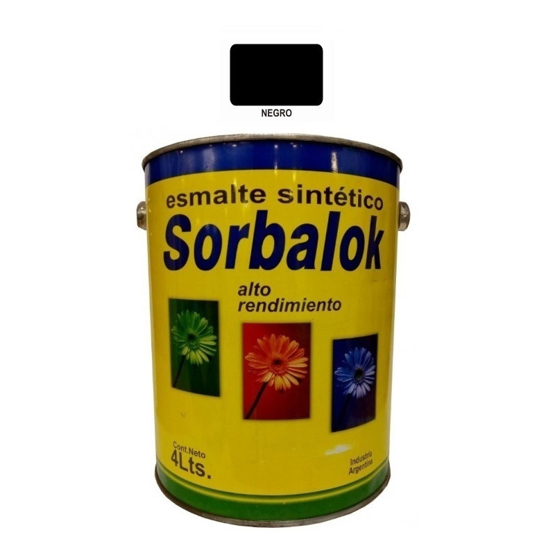 Sorbalok - Esmalte pizarrón negro x 4 lts