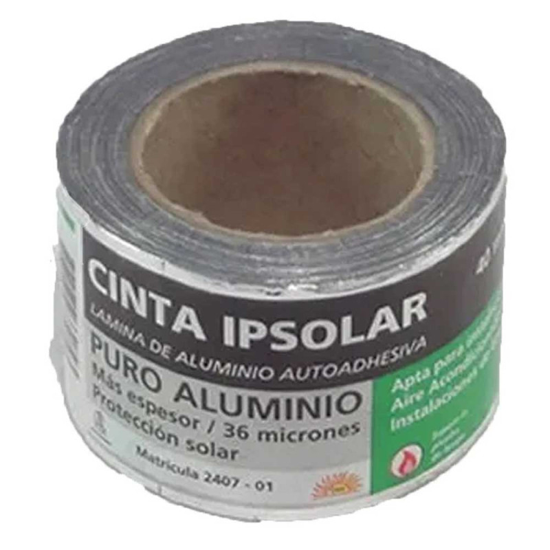 Cinta aluminio Ipsolar 4cm x 10m - 82