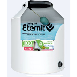 Tanque polietileno Eternit premium cuatricapa 600 Lt Blanco