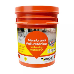 Membrana liquida Weber blanca x 20kg techo pu con poliuretano