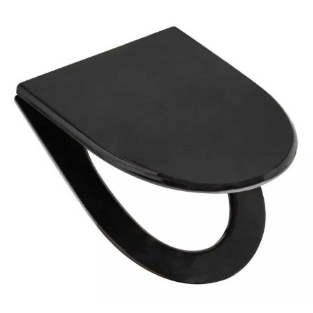 Asiento de inodoro Marina MDF negro - Ferrum THIM-N