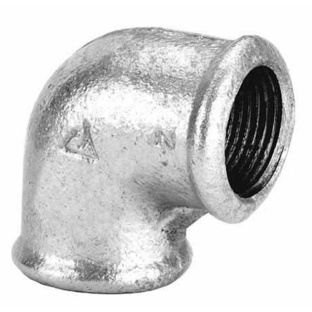 Codo hierro galvanizado h/h 90° 1 1/4"