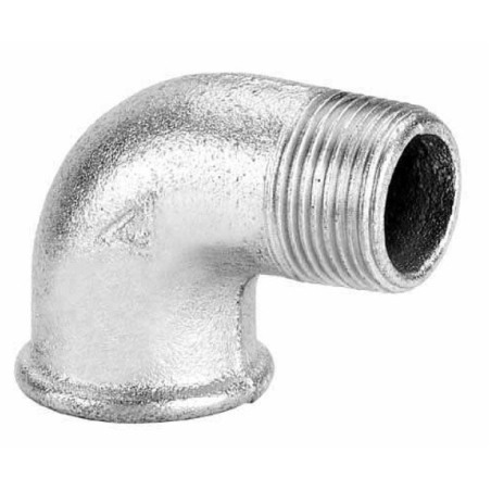 Codo hierro galvanizado m/h 90° 3/4"