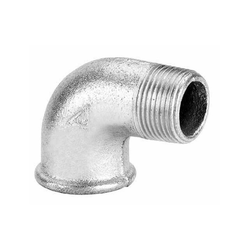 Codo hierro galvanizado m/h 90° 3"