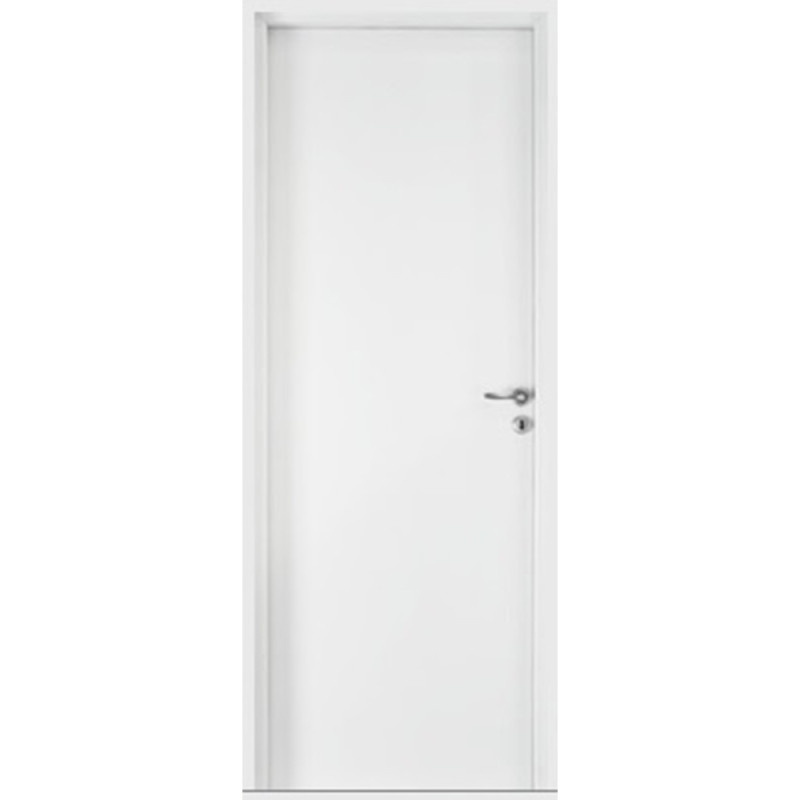 Puerta placa Oblak simple contacto Practika blanca - Marco aluminio (Izquierda) 70x7