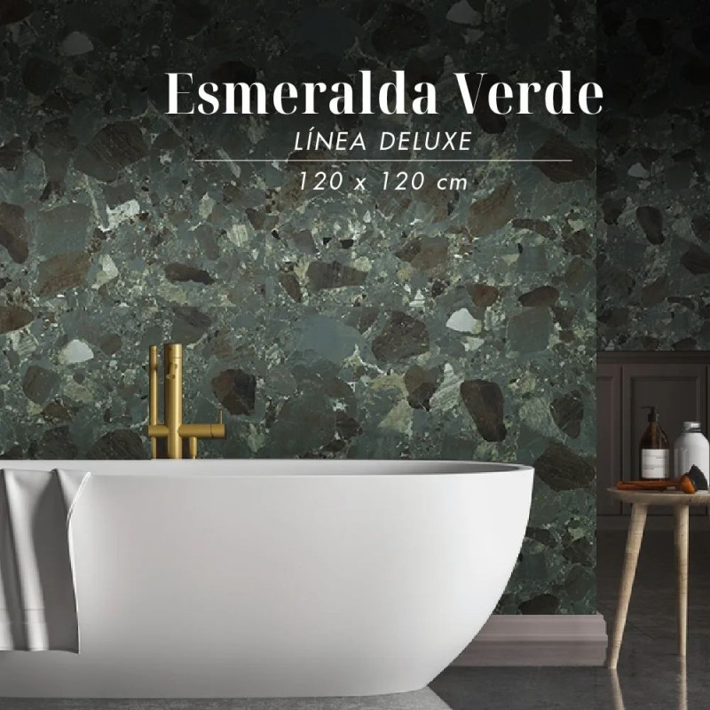 SPL Esmeralda verde Pulido 6mm 120x120cm