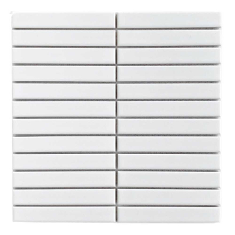 Fika Stackbond matte white 30x29.6cm - X unidad