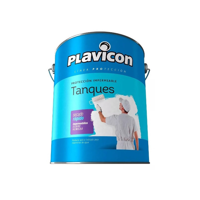 Plavicon tanques Impermeabilizante blanco 4 litros