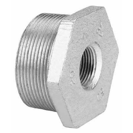 Buje reducción hierro galvanizado 1" x 3/4"