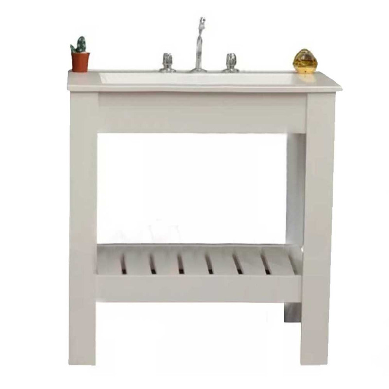 Vanitory Country JC 80cm blanco