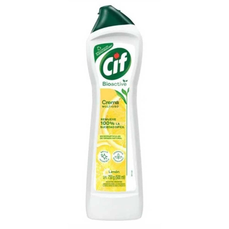 CIF cremoso multiuso limón x 750grs