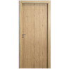 Puerta placa Oblak simple contacto Tekstura lista roble natural - Marco madera 80x10-220 (Derecha)