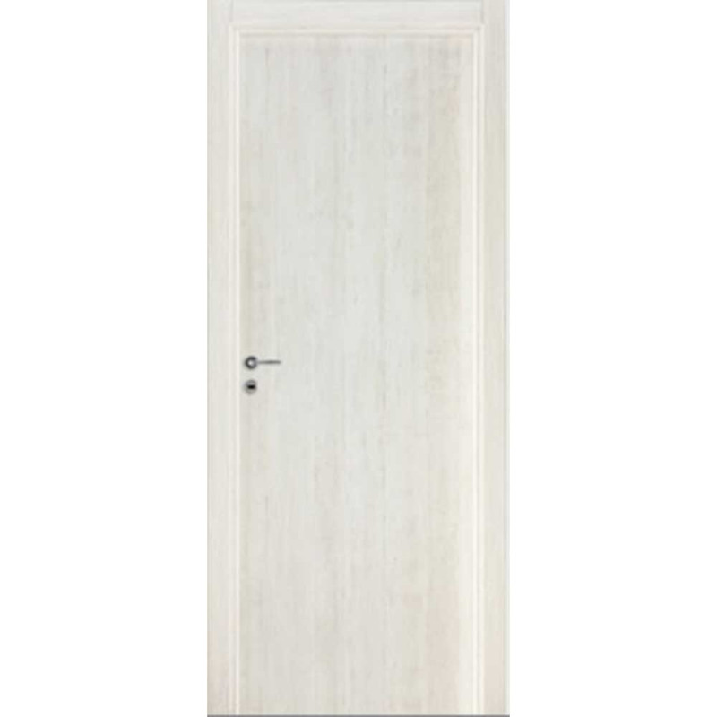 Puerta placa Oblak simple contacto Tekstura - Lisa nevada - Marco madera (Derecha) 70x15cm