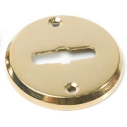 Boca llave común redonda ajuste bronce pulido 41mm x unidad