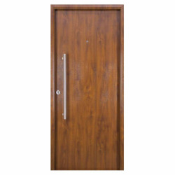 Puerta Nexo Deluxe Wood Lisa nogal (Derecha) 090