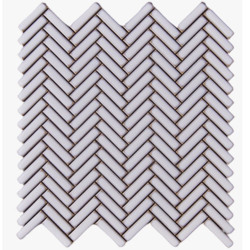 Fika Herringbone light white 30,6x29,9cm - X unidad