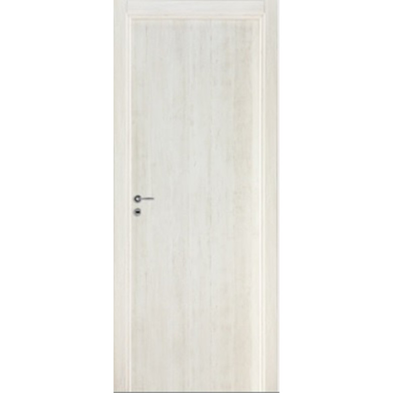 Puerta placa Oblak simple contacto Tekstura - Lisa nevada - Marco madera (Derecha) 80x10cm