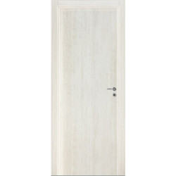 Puerta placa Oblak simple contacto Tekstura - Lisa nevada - Marco madera (Izquierda) 80x10cm