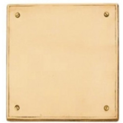 Tapa simple para piso 12x12 - Bronce Pulido