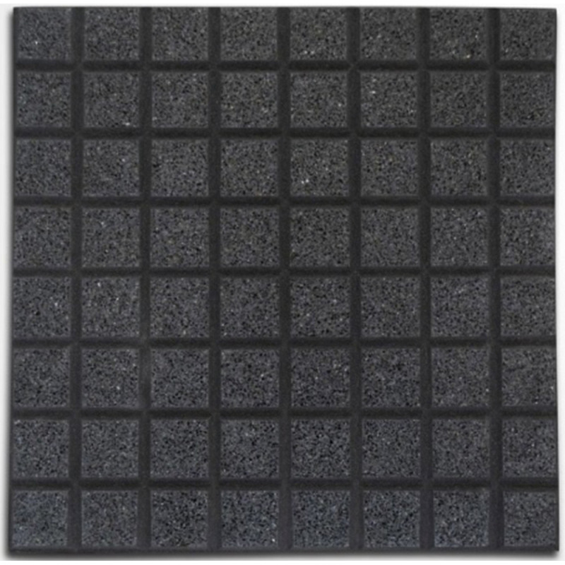 Adoquin Burnish rectificado negro 40x40 x unidad