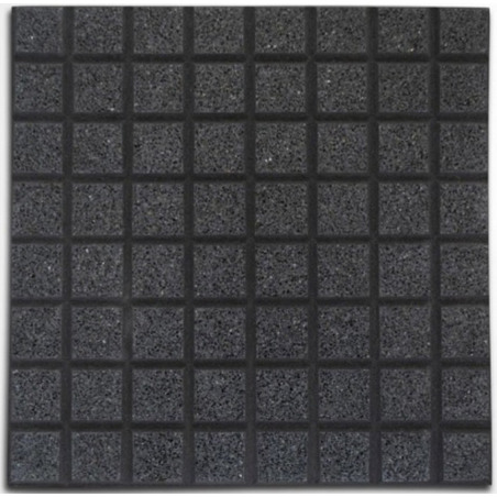 Adoquin Burnish rectificado negro 40x40 x unidad