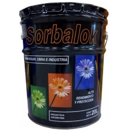 Sobarlok-esmalte negro x 20 litros