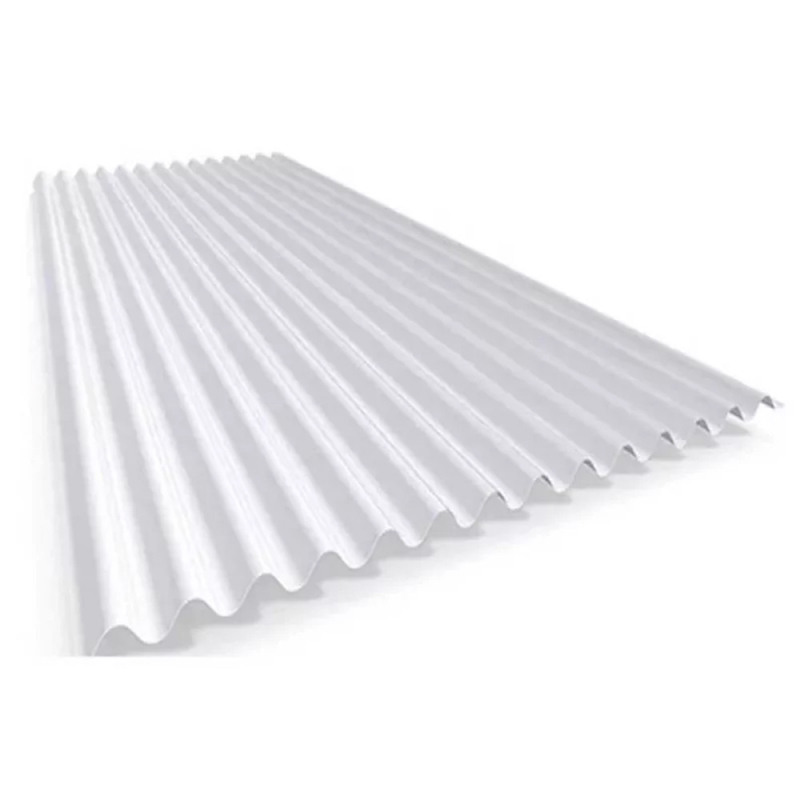 Chapa sinusoidal traslúcida polipropileno blanca 1.8mm x 7.00m