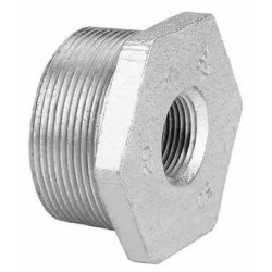 Buje reducción hierro galvanizado 2 1/2" x 3/4"