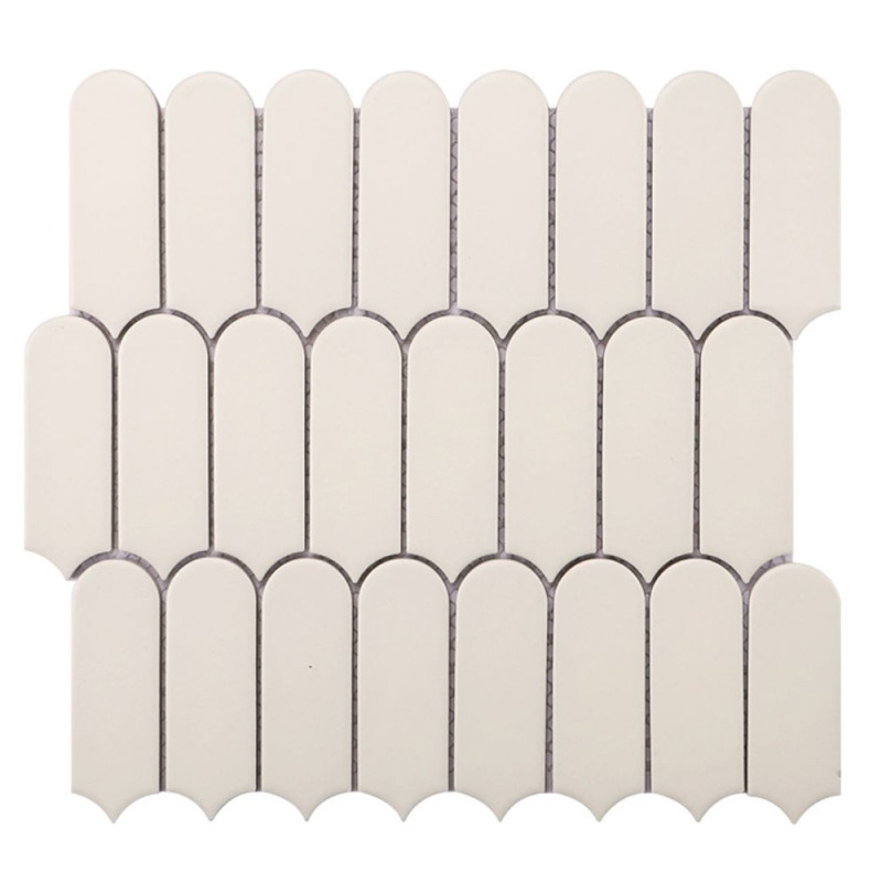 Fika vanilla Shinny white 29.6x28 - X unidad