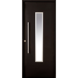 Nexo galvanizada puerta inyectada vidrio central 85cm - G050 (Derecha)