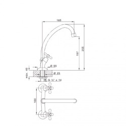 FV GRIF. MALENA.COCINA MESADA P/M CCC 416/16      