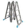 Escalera de aluminio articulada 4 tramos 16 escalones