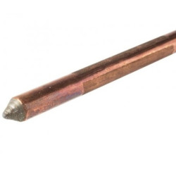Jabalina cobre/acero 1.5m x 1/2 con cable