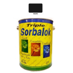 Sorbalok triple negro satinado x 4lts