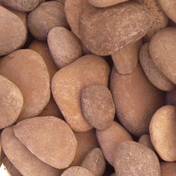 Piedra chata mediana - varios colores  - x kg (Aprox: 75Kg/m2)