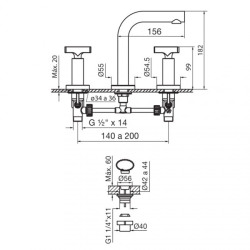 FV GRIF. TRIADES LAVATORIO 207/C3-CR              