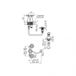 FV GRIF. URBANO BIDET CR 295/H3                   