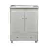 Vanitory JC Obra práctico 60cm 2 Puertas - 1 Cajón blanco