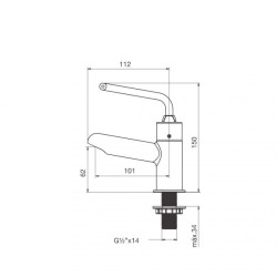 FV SOL INT PRESSMATIC LAV C/MAN DISCAP36103A      