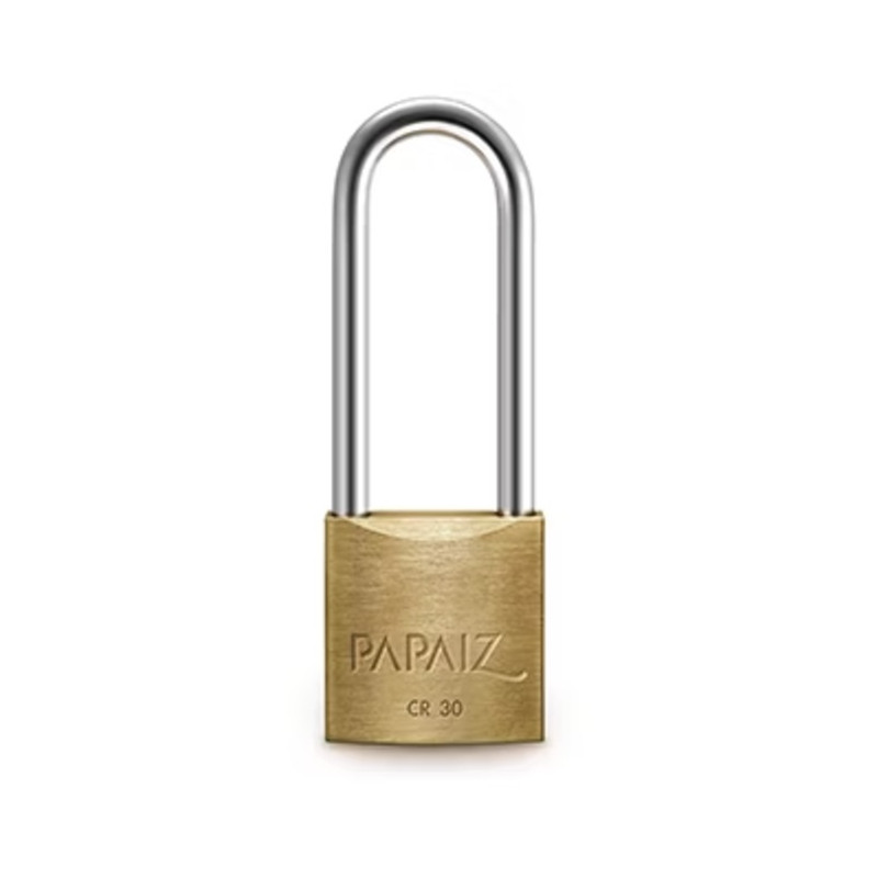 Candado aro mediano 40 x 50mm bronce doble traba papaiz