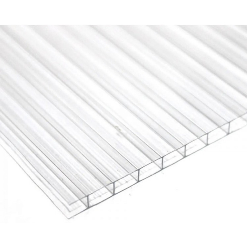 Policarbonato alveolar cristal x 8mm 2.10 x 1.00m