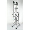 Escalera de aluminio articulada 4 tramos 12 escalones