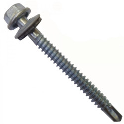 Tornillo autoperforante 14 x 4\' con arandela marca Tornillo Alvear