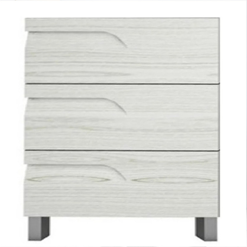 Vanitory Schneider Rivo Pie PVC Rovere 80cm con Mesada de losa - 1 Agujero