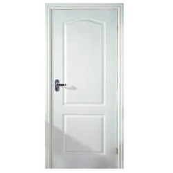 Puerta placa Masonite Camden - Marco chapa 18 Tabique de yeso - 70x10 (Izquierda)