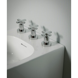 Grifería Vasser Cruxia Bidet de 2 llaves y transferencia