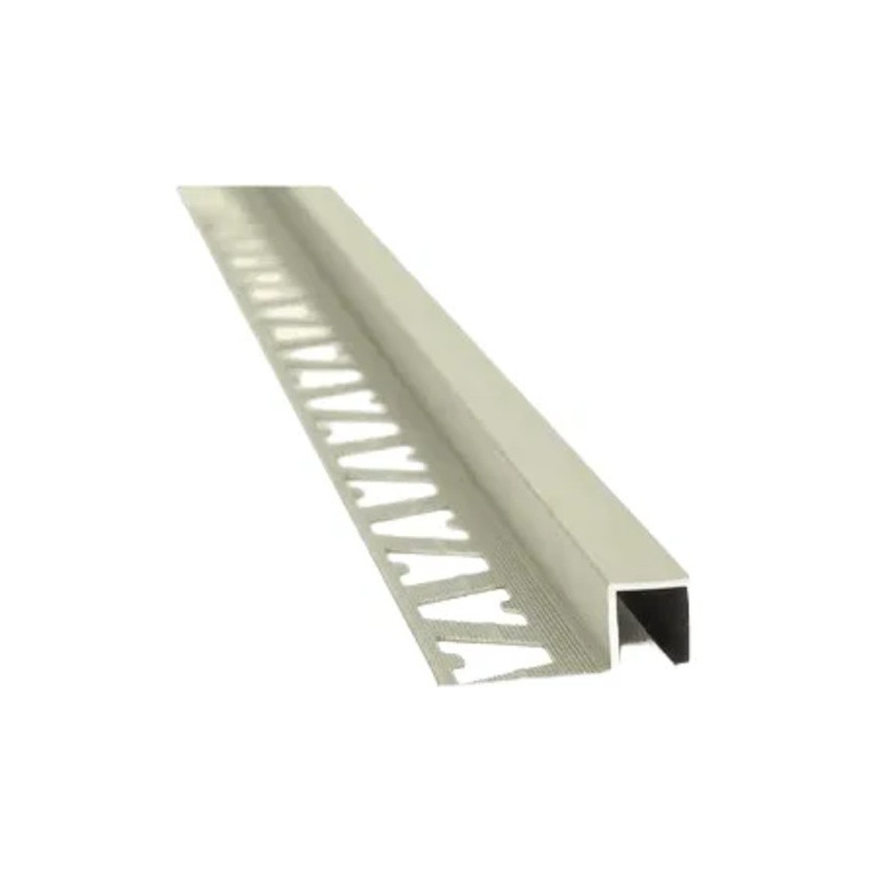 Guardacanto Aluminio Ceniz Quadra 10 X 10 2.50m