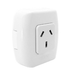 Interruptor exterior 1 toma tekna kalop