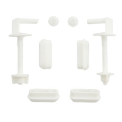 Herraje Nylon para asiento inodoro Ariel 520 - Kit 1