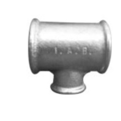 Tee Hierro Galvanizado de reducción 2"x1 1/4"